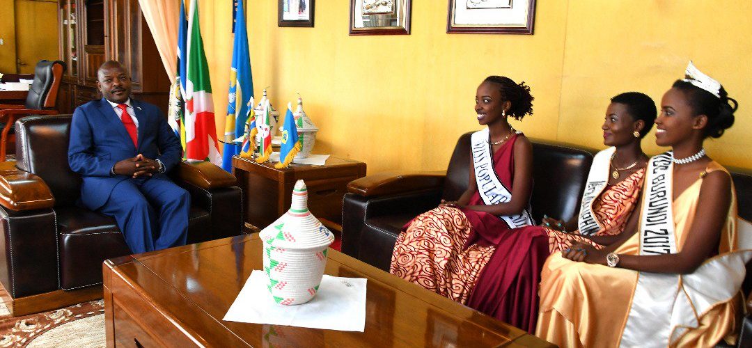 Le Président Nkurunziza reçoit les Miss Burundi 2017-2018