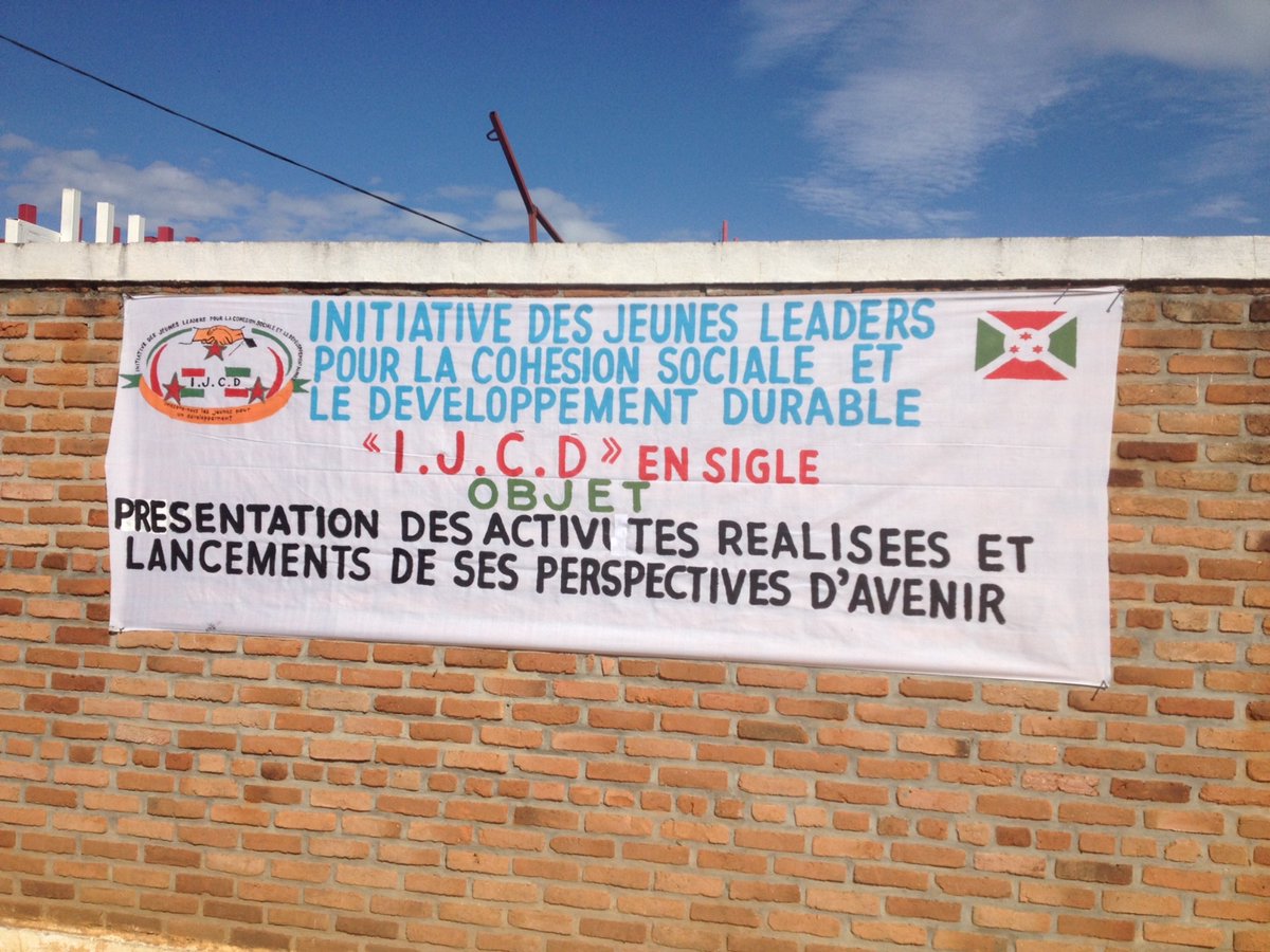 Burundi :  IJCD veut mobiliser dignement et sans violence les jeunes Barundi aux élections démocratiques de 2020