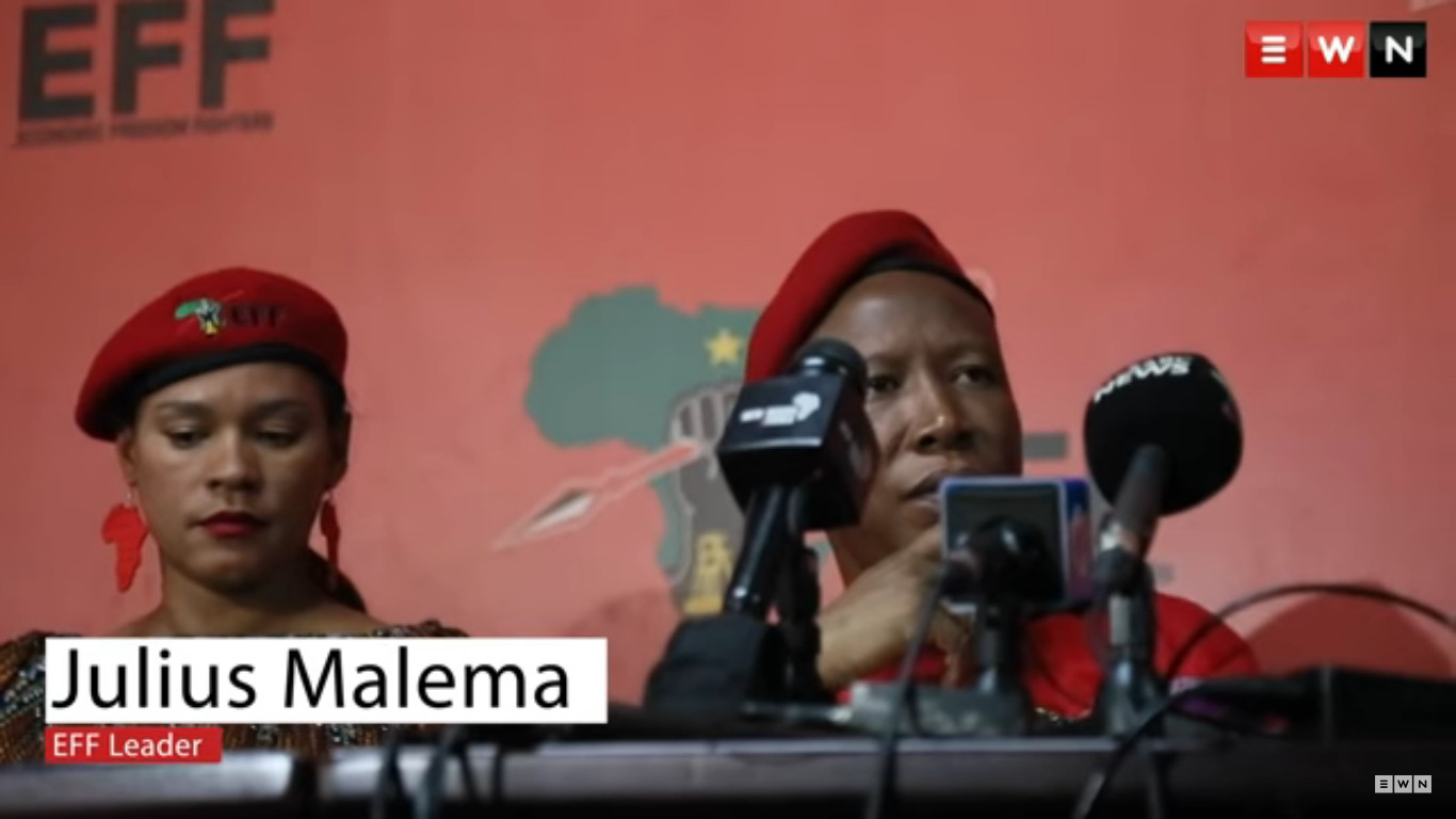 Burundi / Afrique du Sud : MALEMA Julius a honte aujourd’hui d’être SUD AFRICAIN