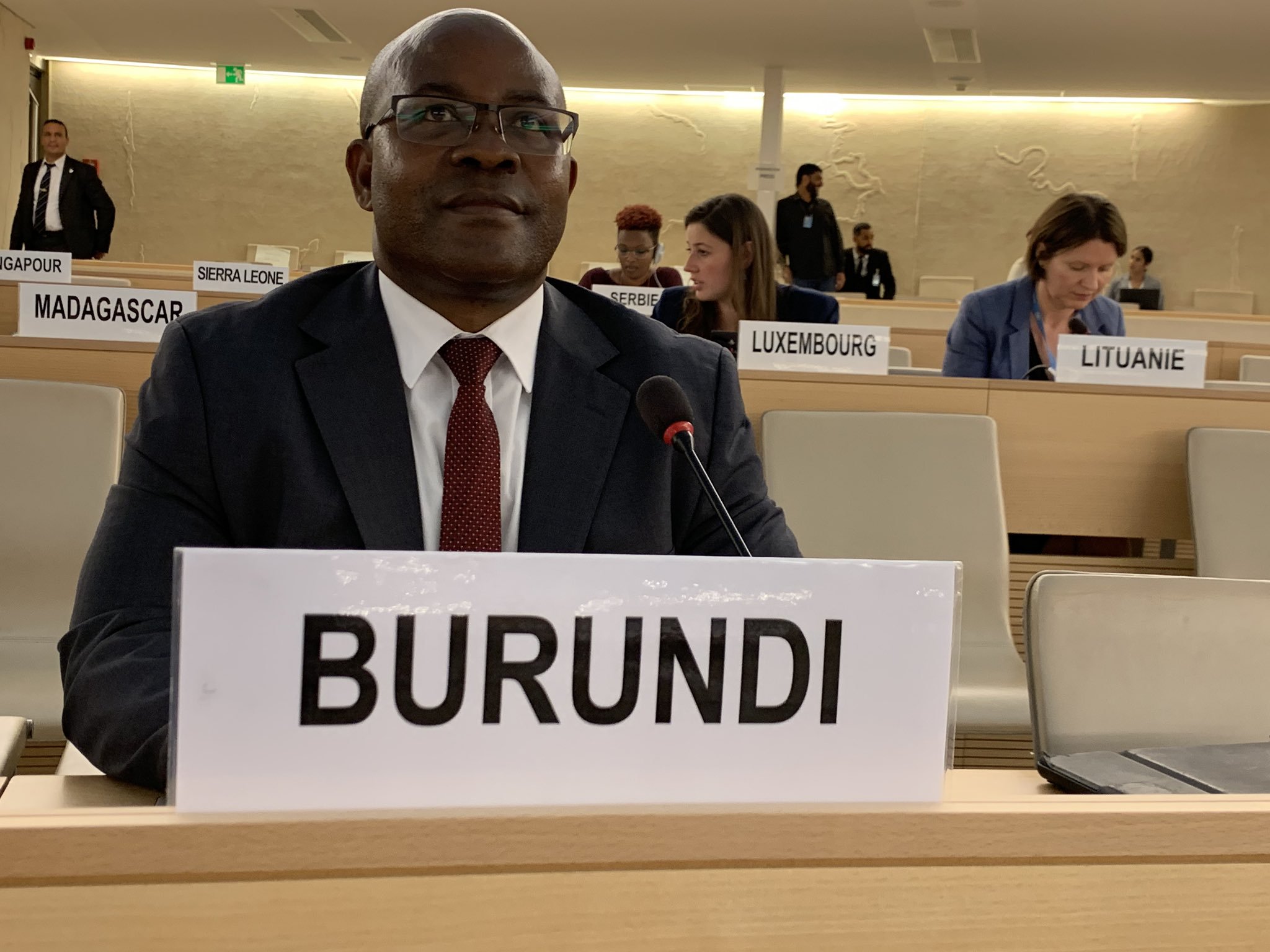 42ème Session du Conseil des Droits de l'Homme des Nations Unies : Déclaration du Burundi à l'occasion du dialogue interactif sur le Burundi.