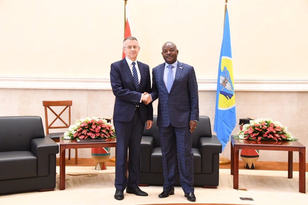 Invitation au Sommet Afrique-Russie du 22-24/10/2019 à Sotchi, par l'Ambassadeur MIKHAYLOV, nouvel Ambassadeur de la République Fédérale de la Russie à Burundi