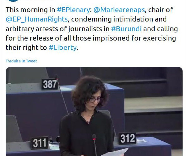 Attaque contre le Burundi partie du Parlement Européen : l’Amb. NYAMITWE réagit !