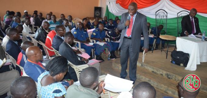 Bururi: le CNS réunit les comités mixtes de sécurité des communes Matana, Mugamba et Songa