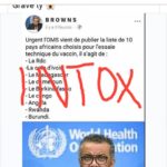 Démenti d' un FAKE NEWS ou INTOX sur le vaccin COVID-19 / Burundi