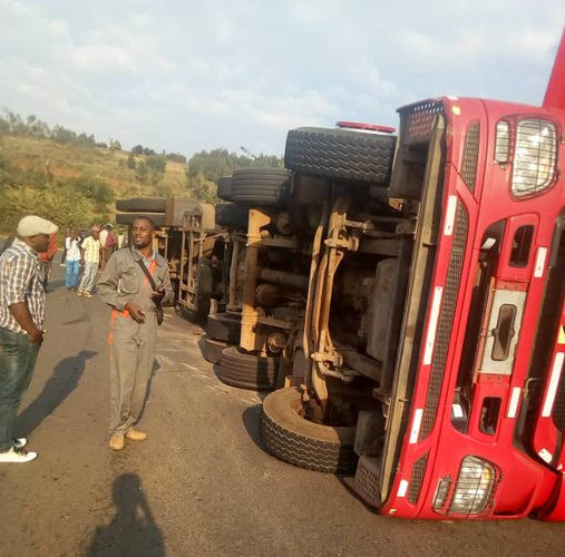 Accident de camion aux alentours de RUTOVU, BURURI / BURUNDI