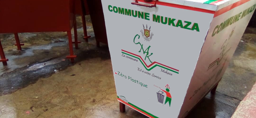 Installation de poubelles publiques en commune MUKAZA, BUJUMBURA / BURUNDI