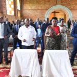 BURUNDI : La famille présidentielle à la paroisse de KIGANDA, MURAMVYA