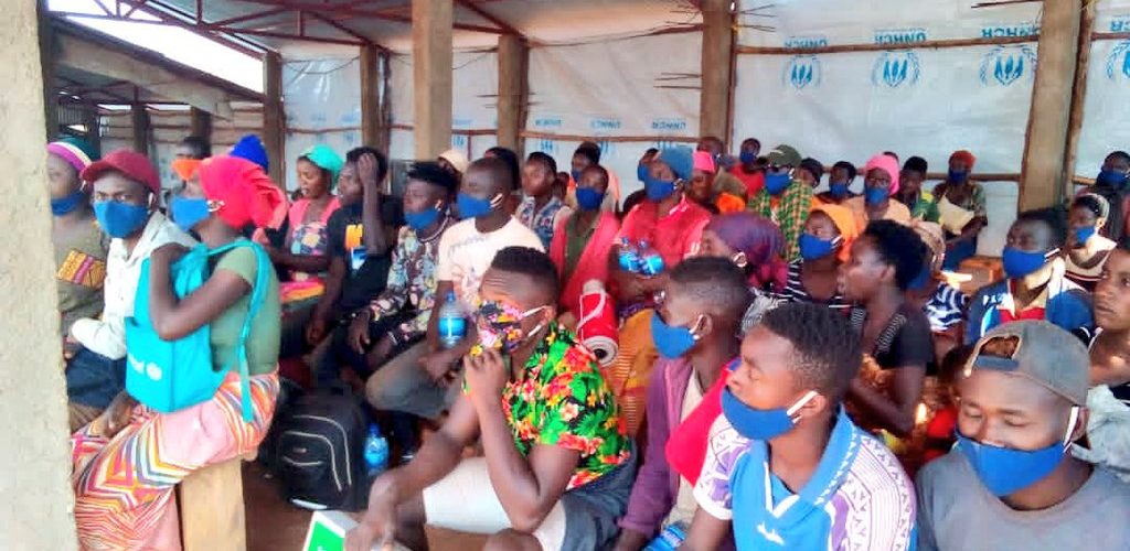 BURUNDI : 122 familles de réfugiés rapatriées de TANZANIE avec le HCR / MAKAMBA