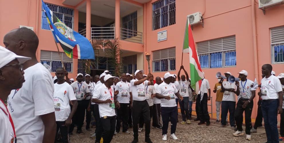 BURUNDI : RUMONGE reçoit le Flambeau de la Paix 2021