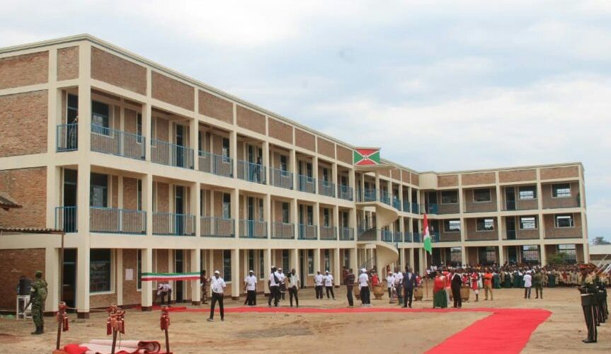 BURUNDI : Inauguration de l’ECOFO de Kanyosha II en MAIRIE DE BUJUMBURA