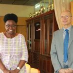 BURUNDI : La Ministre de la JUSTICE reçoit l'Ambassadeur de L' UE