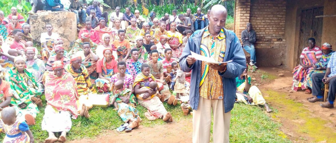 Burundi : Rencontre citoyenne en colline Gitanga à Gashikanwa / Ngozi
