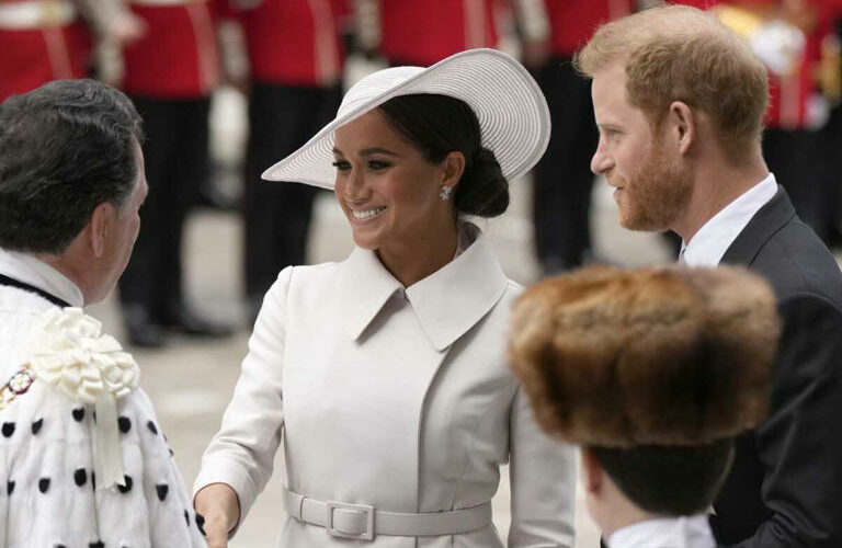 Jubilé de platine d’Elisabeth II : Meghan Markle et le prince Harry rejoignent la famille royale pour assister à la messe