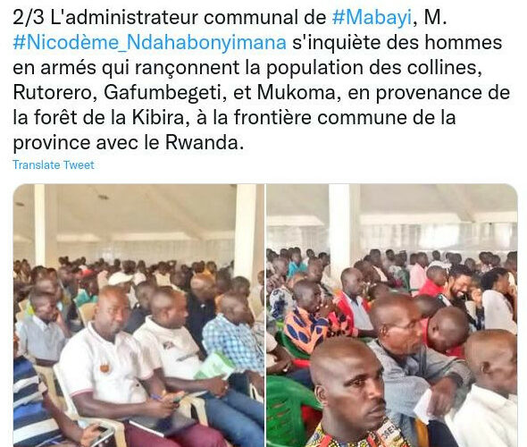 Burundi : Des hommes armés rançonnent à Mabayi / Cibitoke