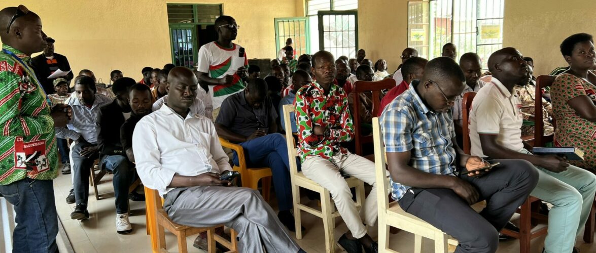 Burundi : Réunion stratégique du  CNDD-FDD Mabayi à Cibitoke