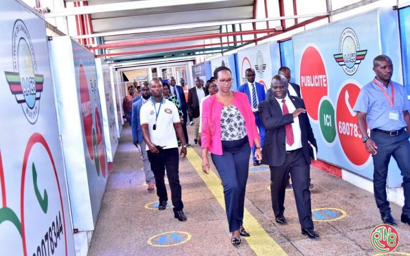 La Ministre des transports effectue une visite de travail à l’aéroport international Melchior Ndadaye
