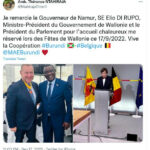 Burundi / Belgique : Amb. Ntahiraja Thérence aux fêtes de Wallonie 2022