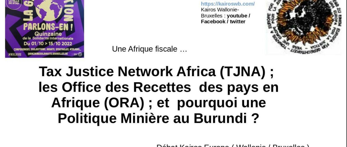La dynamique d’une Afrique fiscale : Cas du Burundi