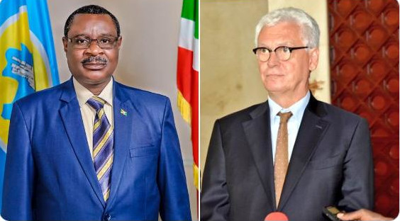Burundi / Belgique : Rencontre entre les ambassadeurs Ntahiraja Thérence et Alain Van Gucht à Bujumbura