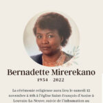Burundi / Nécrologie : Décès en Belgique de Mme Mirerekano Bernadette