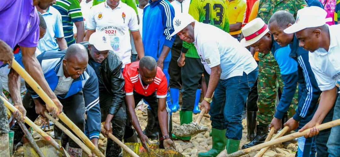Burundi : Le Chef de l’Etat aux TDC construisant  le marché moderne de Rubirizi /Bujumbura