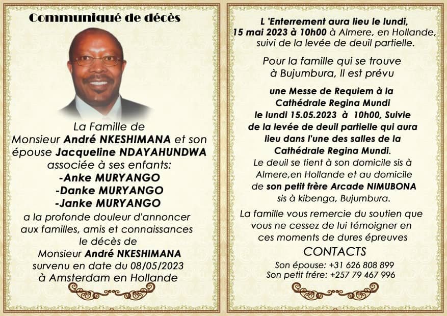 bdi burundi andrenkeshimanawillynyamitwe